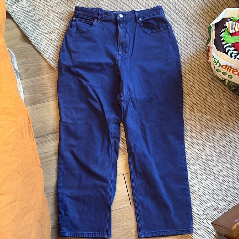 Everlane curvy way high jean 32 purple